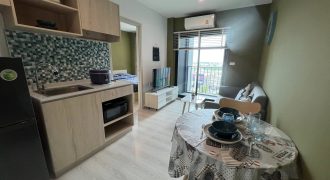 Nue noble ศรีนครินทร์-ลาซาล ติดรถไฟฟ้าสายสีเหลือง วิวสระว่ายน้ำ