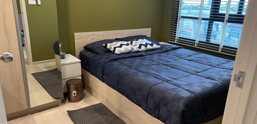 Nue noble ศรีนครินทร์-ลาซาล ติดรถไฟฟ้าสายสีเหลือง วิวสระว่ายน้ำ