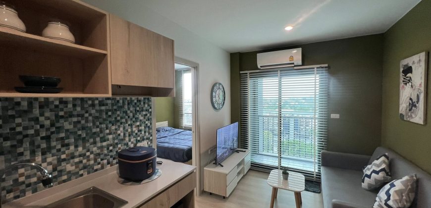 Nue noble ศรีนครินทร์-ลาซาล ติดรถไฟฟ้าสายสีเหลือง วิวสระว่ายน้ำ