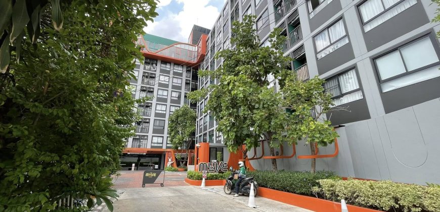 THE MUVE Kaset ขนาด 25 ตารางเมตร 1 ห้องนอน 1 ห้องน้ำ