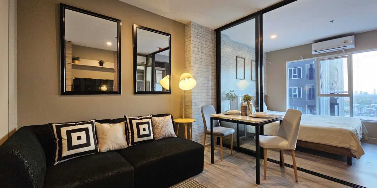 Regent Home บางนา ขนาด 32 ตารางเมตร 1 ห้องนอน 1 ห้องน้ำ